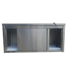 Commercial Worktop Cupboard Sliding doors Stainless steel 150x70x85cm - B Grade