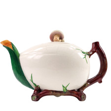 Minton Majolica Pottery Teapot