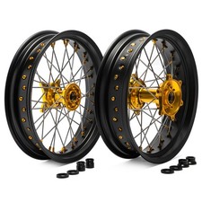 25 supermoto wheels - 17"x3.5/4.25,