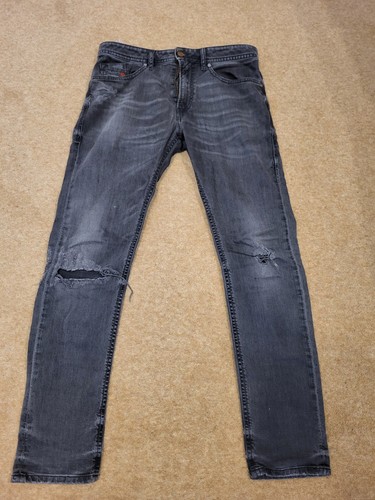 Diesel men black ripped - men's,