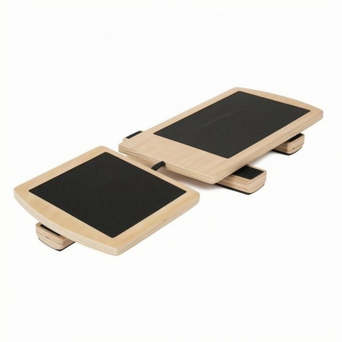 Wooden balance board - balance, textured
