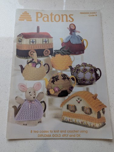 Patons tea cosies knit - 8,