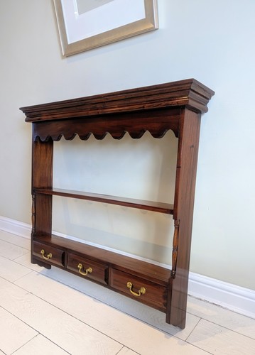 Antique shelf plate rack - plate, stand