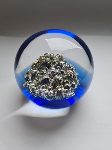 Murano blue base - murano, paperweight