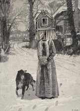 ORIGINAL ART antique shabby