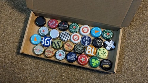 Beer bottle caps tops x40 - caps,