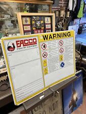 Facco poultry equipment farm sign