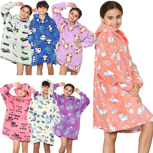 Girls boys oversized hoodie - girls,