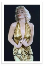 MARILYN MONROE Signed Autograph PHOTO Gift Print GENTLEMEN PREFER BLONDES