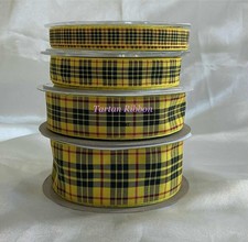 MacLeod Tartan Ribbon~10mm/16mm/25mm & 38mm wide~Choice of Lengths~Free Post