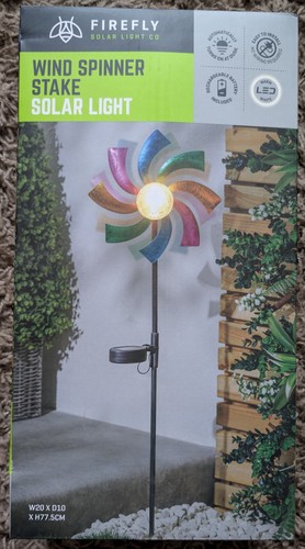 Wind spinner stake - wind, solar