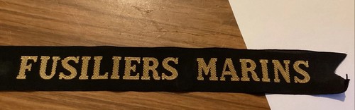 Fusiliers marins cap tally - fusiliers,