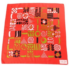Cornelia James Red Silk Scarf