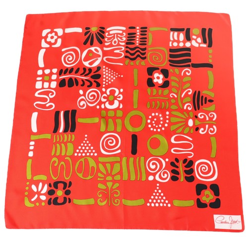 Cornelia james red silk - cornelia, scarf