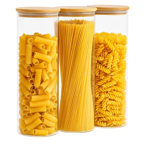 Set large glass storage - large,
