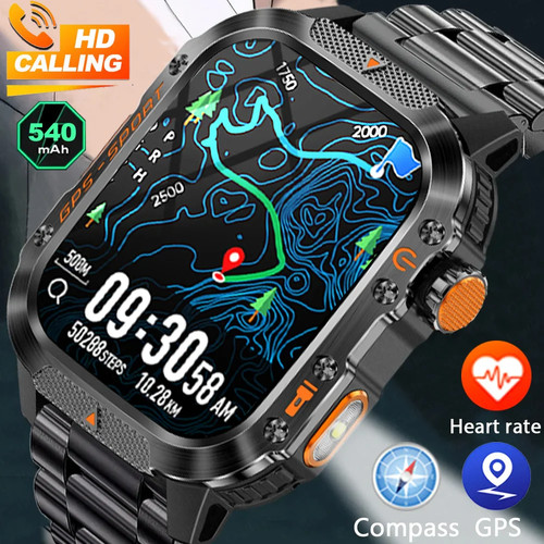 Military gps smartwatch men - military,
