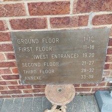 Large Vintage Brass Or Bronze Hotel Lift Sign Door Plaque