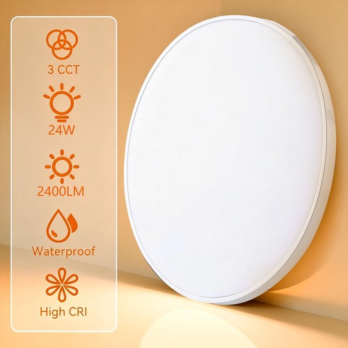 Round led ceiling light panel - round,