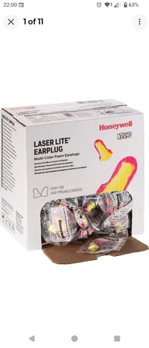 Honeywell ear plugs laser lite - honeywell,