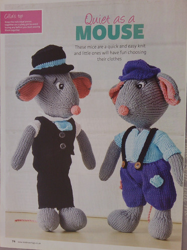 Knitting pattern mice - pattern,