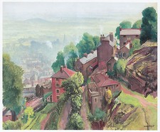 Love Lane, Malvern, Dame Laura Knight print in 10 x 12 inch mount SUPERB