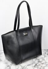 Russell & Bromley Small Black Leather Tote Shopper Hand Held Bag