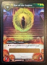 WOW World of Warcraft TCG Loot Card Eye of the Legion Unscratched Brand New