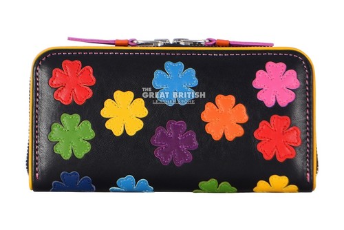 Ladies clutch wallet leather - ladies,