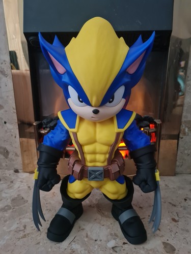 Sonic wolverine mashup 3d - mashup,