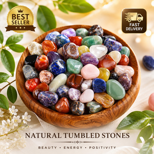 100g natural tumbled stones - 100g,
