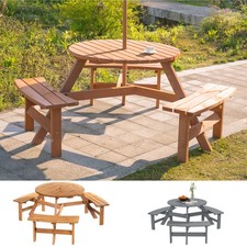 Garden round table chair - table,