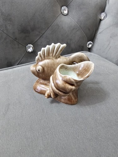 Vintage jersey pottery fish - jersey,