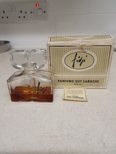 1st Edition Crystal Fidji Guy La Roche Large 1960 Rare Perfume
