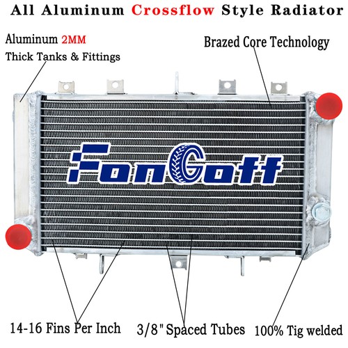 Aluminum 26mm core radiator - aluminum,