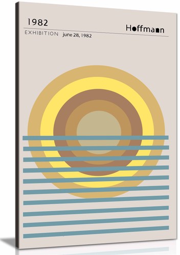 1982 hoffman framed canvas - 1982,