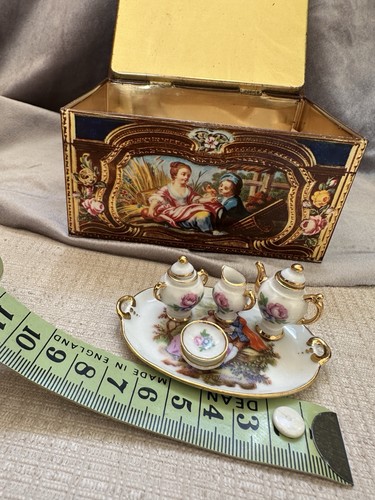 Vintage miniature limoges 8pc - vintage,