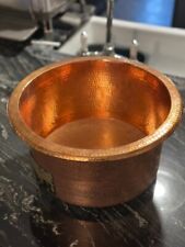 Hand Hammered 14" Polished Copper Sink