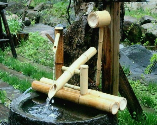 Bamboo accents water - bamboo,