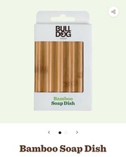 Bulldog Bamboo Soap Dish Genuine