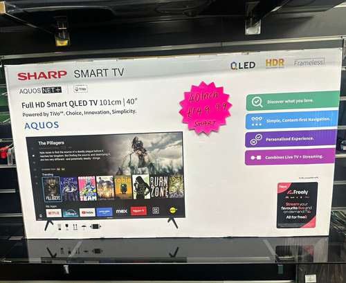 Sharp 40he3245k 40in qled - 40in,