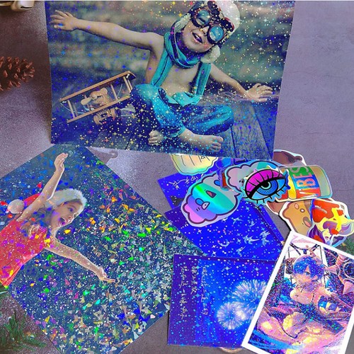 Holographic cold laminate - cold,