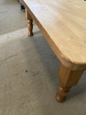 Coffee Table Wooden Solid Pine