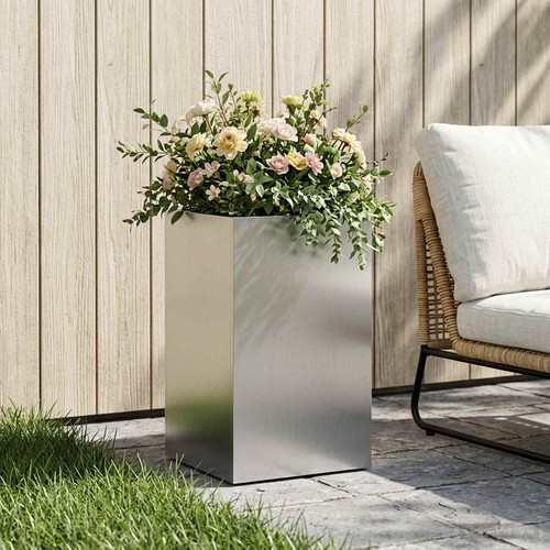 Garden planter silver 30 - silver,