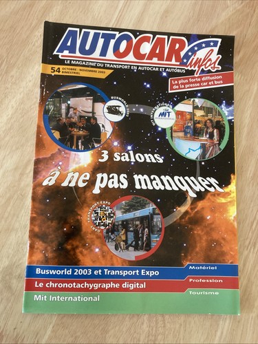 Autocar infos original edition - infos,
