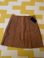 Zara Leather Mini Skirt Size S