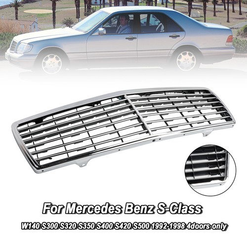 Chrome front bumper grill - front,