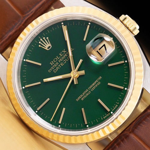 Rolex mens datejust - 16233, 18k