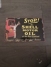 Vintage Style Shell Motor Oil