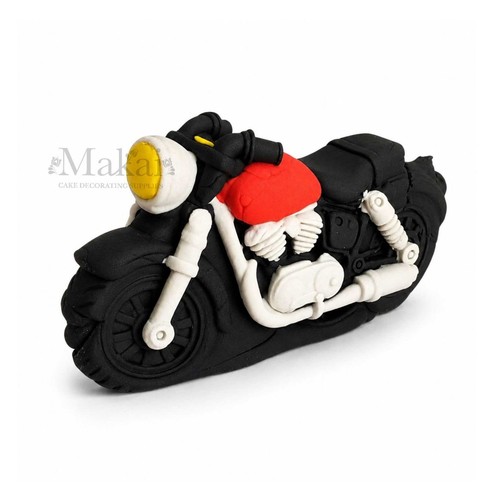Motorbike cake topper - cake,