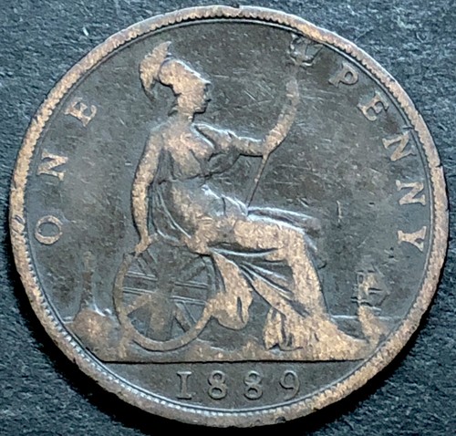 1889 penny bun - 1889, 1d